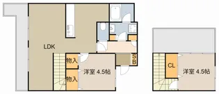 トリ・ビラージュ【5階】の間取り