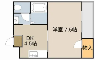 メゾンドハルカ【4階】の間取り
