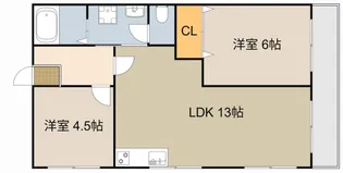 レオハイムKOYA【3階】の間取り