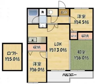 ローレルアベニュー【3階】の間取り