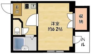 M’プラザ西三荘駅前【2階】の間取り