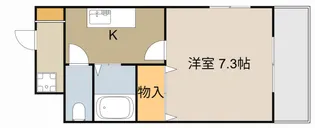 Mプラザ香里弐番館【4階】の間取り