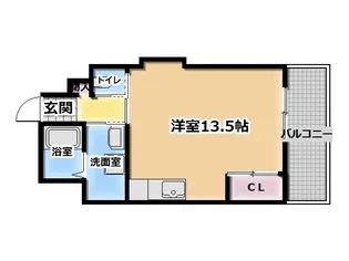 ブランリス古川橋【3階】の間取り