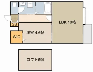 ラ グリシーヌ・f【2階】の間取り