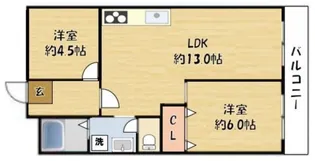 レオハイム木屋【3階】の間取り