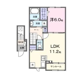 フランアンジュ【2階】の間取り