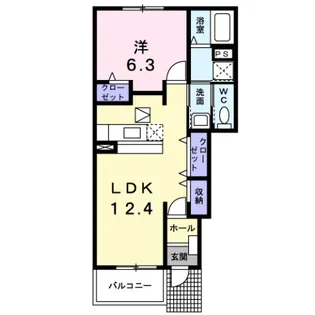 プリムローズ【1階】の間取り