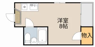 ロータリーマンション西三荘【3階】の間取り