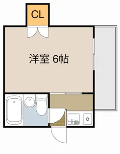 シャルマン池田33【306号室】の間取り