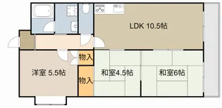 リバティグリーン【3階】の間取り