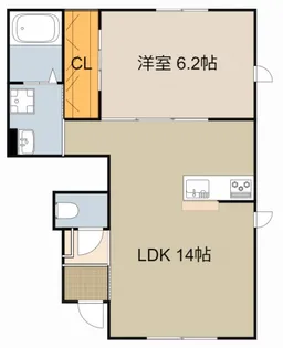テラスサクラ【1階】の間取り
