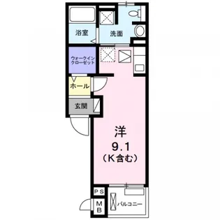 スペリオール門真南【3階】の間取り