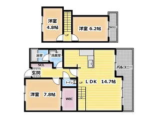 グランドフローラ【503号室】の間取り