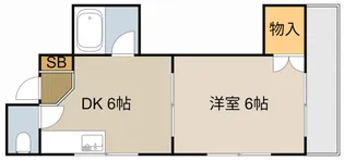 ミスズマンション【303号室】の間取り