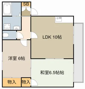 ソフィアハヤ【1階】の間取り