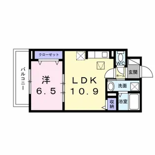 ラ・ヴィータ 南門真Ⅲ【201号室】の間取り
