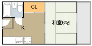京橋ビル【203号室】の間取り