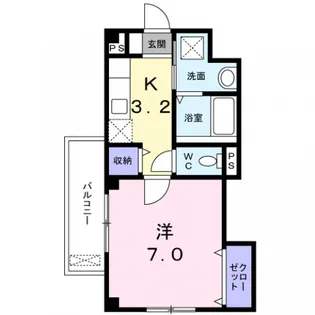 アウローラ【201号室】の間取り