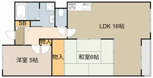 ラポート大日【5階】の間取り