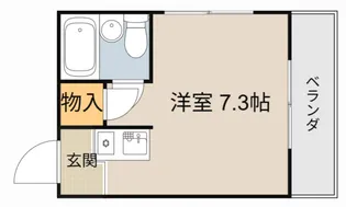 萱島サンヴィアンテ【402号室】の間取り