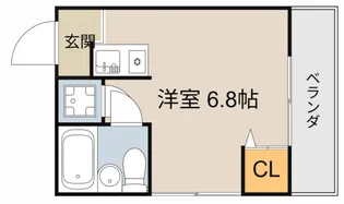 萱島サンヴィアンテ【405号室】の間取り