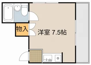 萱島サンヴィアンテ【406号室】の間取り