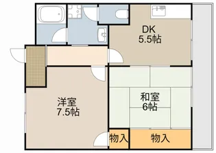 大西マンション【1階】の間取り