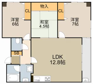 CASA CARA【101号室】の間取り