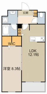 イレーネ守口【3階】の間取り