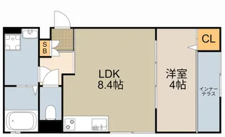 アムールシトラス【1階】の間取り