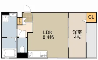 アムールシトラス【1階】の間取り
