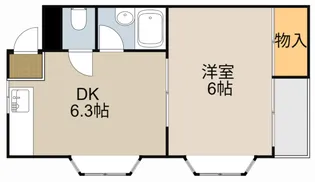 サニーヴィレッジ【1階】の間取り