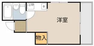 スクエアコート栄町【301号室】の間取り
