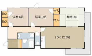 ブランカベルヴィル【6階】の間取り