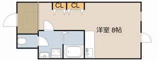 レインボービル【3階】の間取り