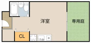 ファインコートⅢ池田中町【103号室】の間取り