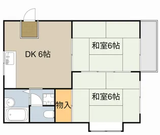 レジデンス澤井【202号室】の間取り