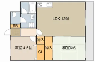 グレイス辻本【6階】の間取り