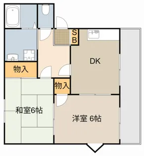 ハイツヒミコC棟【201号室】の間取り