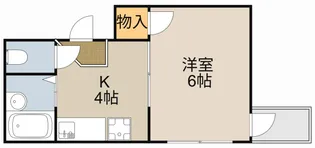 センチュリー寝屋川【3階】の間取り