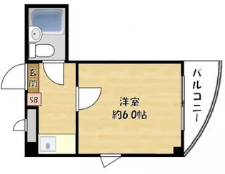 ロータリー門真【602号室】の間取り