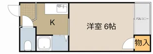 ディパーチャ大和田【203号室】の間取り