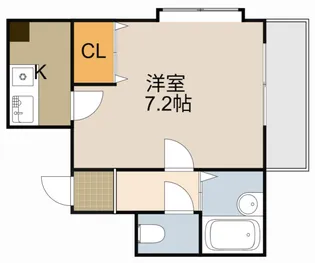 オークグレイス香里園【2階】の間取り