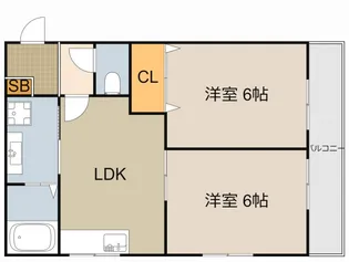 橋爪ビル【1階】の間取り