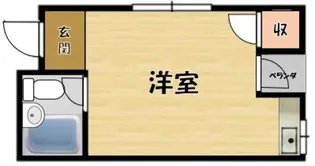リバーサイド松屋町【302号室】の間取り