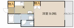前川コーポ【202号室】の間取り