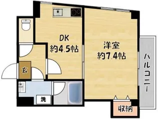 PROSPER大日【2階】の間取り