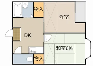 エクセル上島頭【1階】の間取り