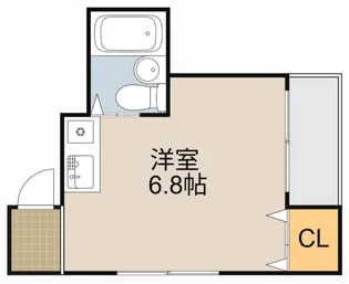 プラザ香里【3階】の間取り