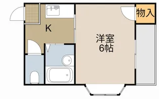 ラウレア門真【4階】の間取り